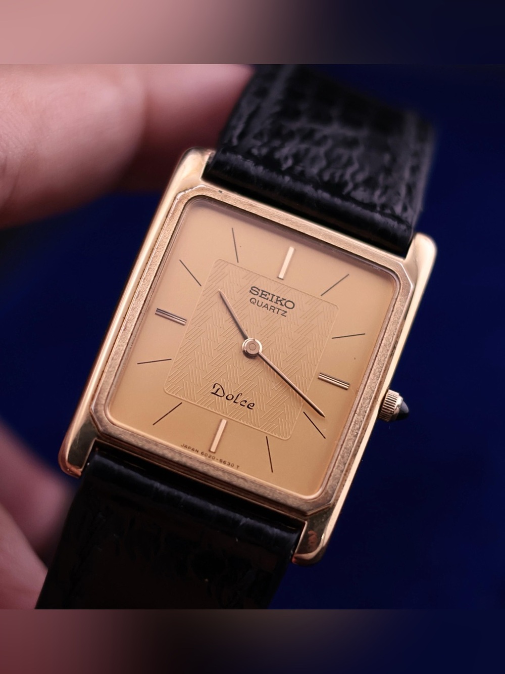 Vintage 1982 Seiko Dolce Quartz 6020-5460 Men’s Watch